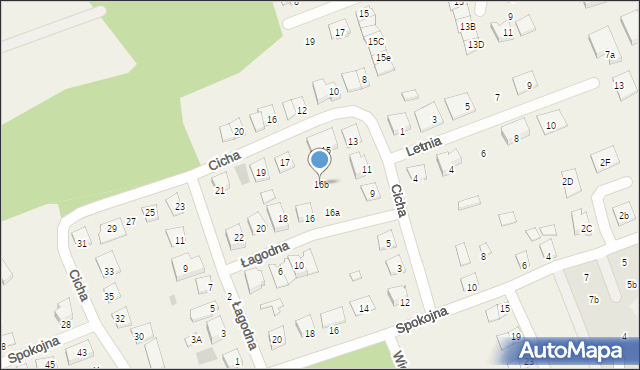 Klepacze, Łagodna, 16b, mapa Klepacze
