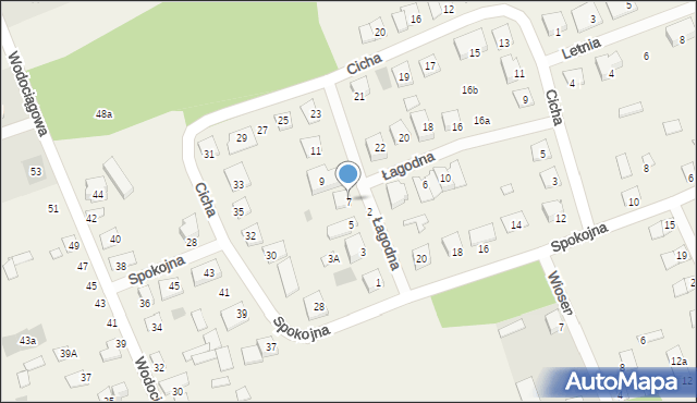 Klepacze, Łagodna, 7, mapa Klepacze