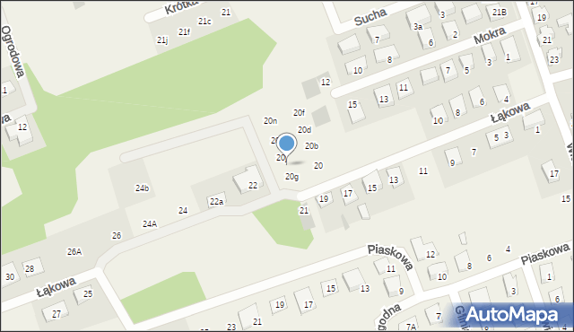 Klepacze, Łąkowa, 20h, mapa Klepacze