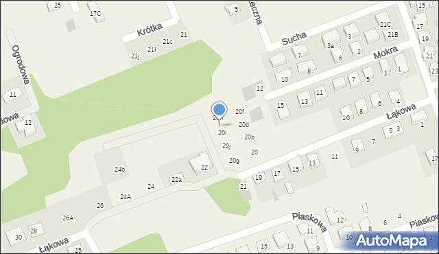Klepacze, Łąkowa, 20m, mapa Klepacze