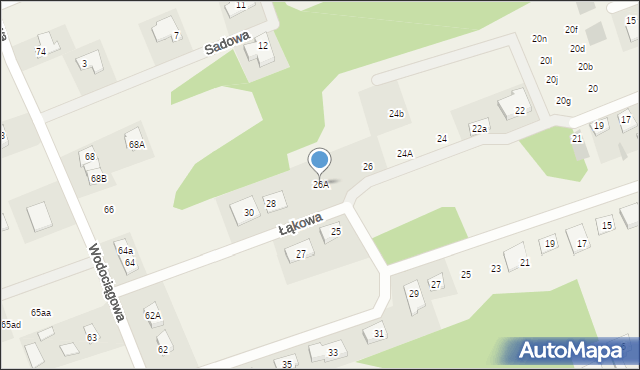 Klepacze, Łąkowa, 26A, mapa Klepacze