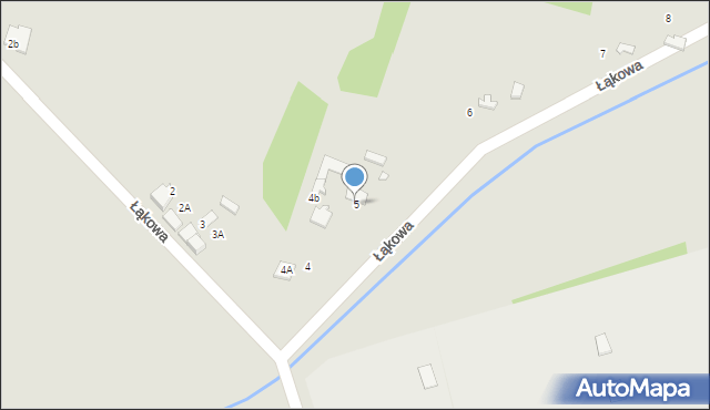 Kłobuck, Łąkowa, 5, mapa Kłobuck