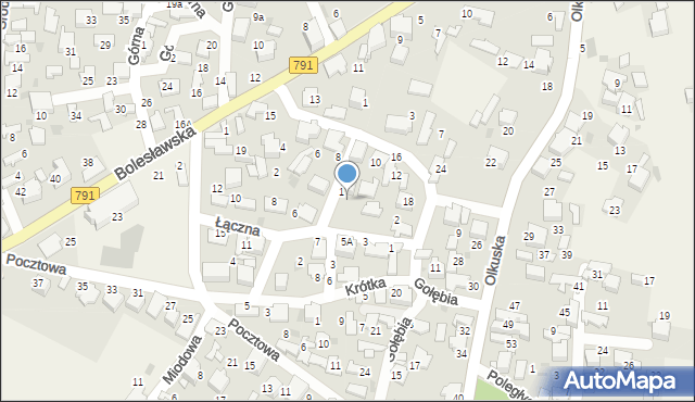 Klucze, Łączna, 4, mapa Klucze