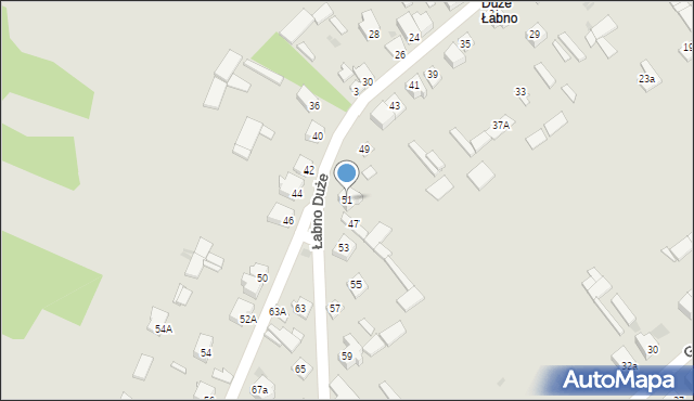 Kolno, Łabno Duże, 51, mapa Kolno