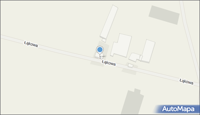 Konarzew, Łąkowa, 2, mapa Konarzew