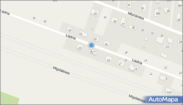 Konarzyce, Ładna, 21, mapa Konarzyce