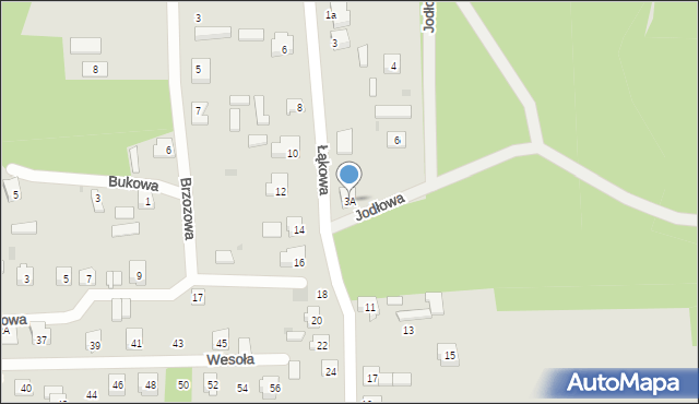 Koniecpol, Łąkowa, 3A, mapa Koniecpol