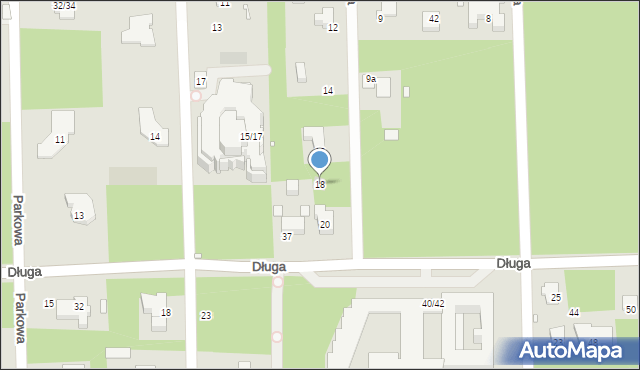 Konstancin-Jeziorna, Łąkowa, 18, mapa Konstancin-Jeziorna