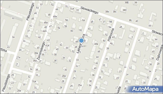 Konstantynów Łódzki, Łabentowicza Zygmunta, ks., 37, mapa Konstantynów Łódzki