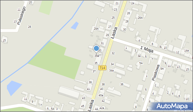 Konstantynów Łódzki, Łaska, 33a, mapa Konstantynów Łódzki