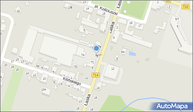 Konstantynów Łódzki, Łaska, 7B, mapa Konstantynów Łódzki