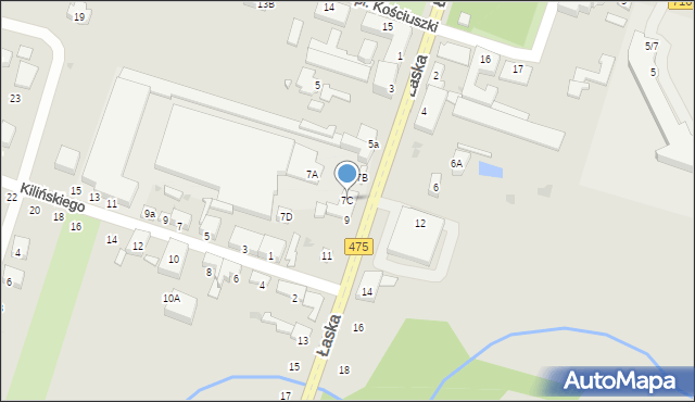 Konstantynów Łódzki, Łaska, 7C, mapa Konstantynów Łódzki