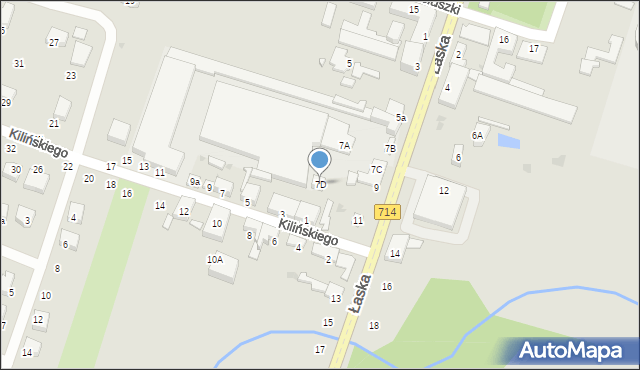 Konstantynów Łódzki, Łaska, 7D, mapa Konstantynów Łódzki