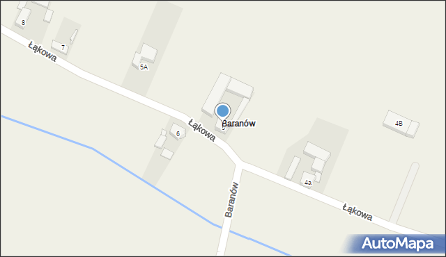 Kowalew, Łąkowa, 5, mapa Kowalew