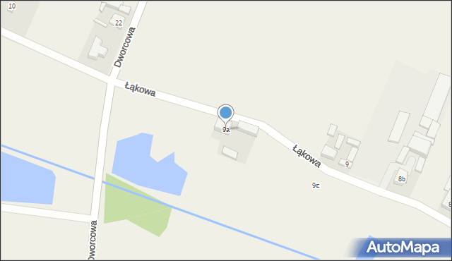 Kowalew, Łąkowa, 9a, mapa Kowalew