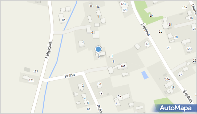 Kozłów, Łabędzka, 2, mapa Kozłów