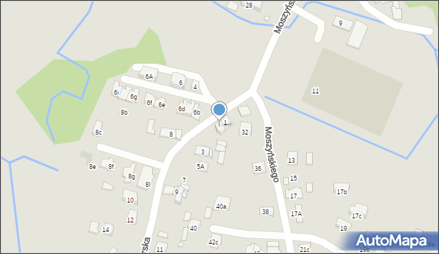 Kraków, Lasogórska, 1A, mapa Krakowa
