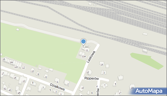 Kraków, Laskowa, 11c, mapa Krakowa