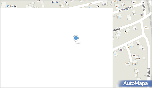 Kraków, Łaczka Mariana, ks. prał., 64, mapa Krakowa