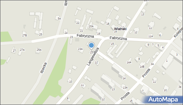 Kunów, Langiewicza Mariana, gen., 13, mapa Kunów