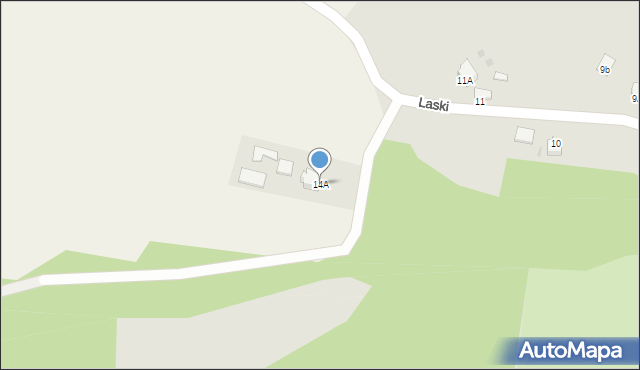 Kunów, Laski, 12, mapa Kunów