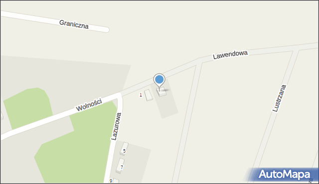 Kuraszków, Lawendowa, 4, mapa Kuraszków