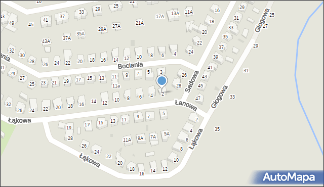 Kutno, Łanowa, 2, mapa Kutno