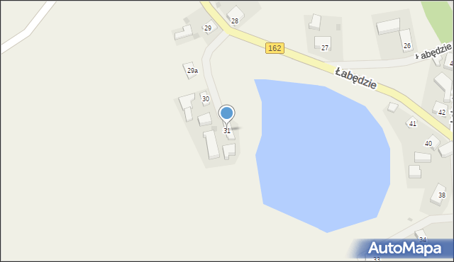 Łabędzie, Łabędzie, 31, mapa Łabędzie