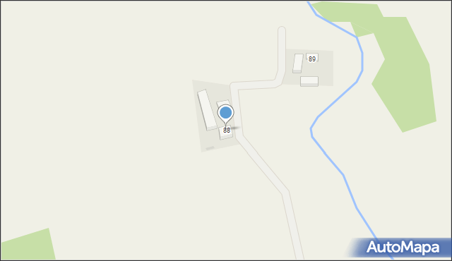 Łabędzie, Łabędzie, 88, mapa Łabędzie