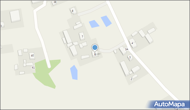Łabędzie, Łabędzie, 6, mapa Łabędzie