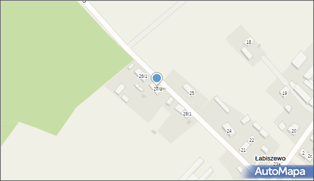 Łabiszewo, Łabiszewo, 27a, mapa Łabiszewo