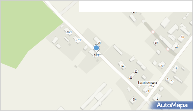 Łabiszewo, Łabiszewo, 28/1, mapa Łabiszewo