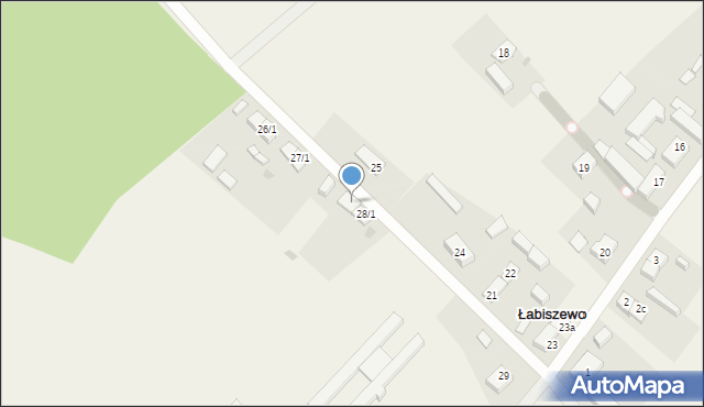 Łabiszewo, Łabiszewo, 28/2, mapa Łabiszewo