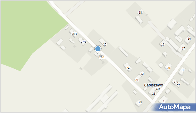 Łabiszewo, Łabiszewo, 28b, mapa Łabiszewo