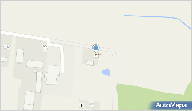 Łabiszyn-Wieś, Łabiszyn-Wieś, 33, mapa Łabiszyn-Wieś