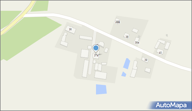 Łabiszyn-Wieś, Łabiszyn-Wieś, 37a, mapa Łabiszyn-Wieś