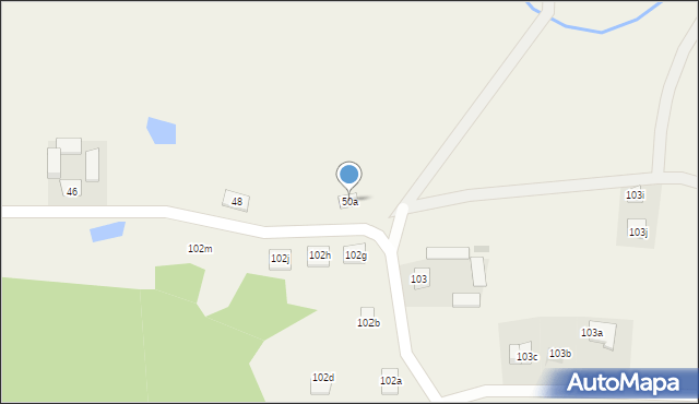 Łabiszyn-Wieś, Łabiszyn-Wieś, 50a, mapa Łabiszyn-Wieś