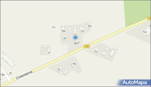 Łabiszyn-Wieś, Łabiszyn-Wieś, 54A, mapa Łabiszyn-Wieś