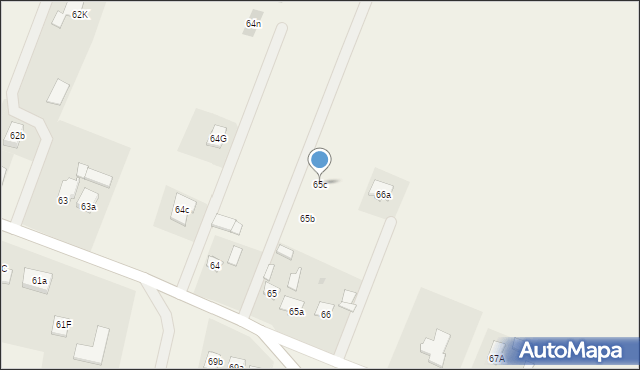 Łabiszyn-Wieś, Łabiszyn-Wieś, 65c, mapa Łabiszyn-Wieś