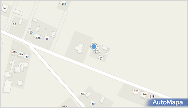 Łabiszyn-Wieś, Łabiszyn-Wieś, 67b, mapa Łabiszyn-Wieś