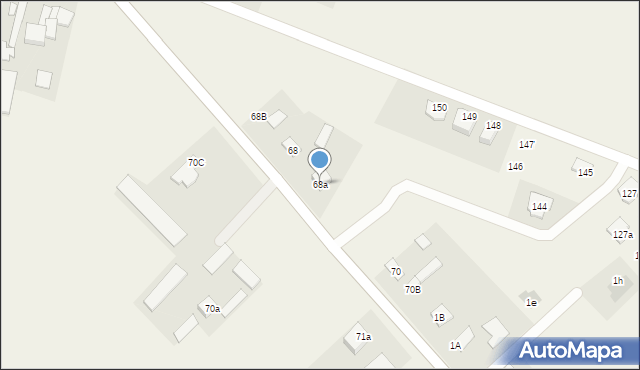 Łabiszyn-Wieś, Łabiszyn-Wieś, 68a, mapa Łabiszyn-Wieś