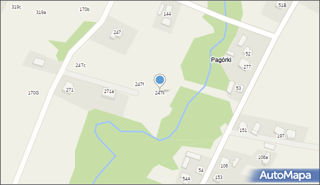 Łabowa, Łabowa, 247k, mapa Łabowa
