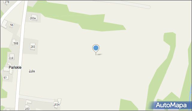 Łabowa, Łabowa, 283n, mapa Łabowa