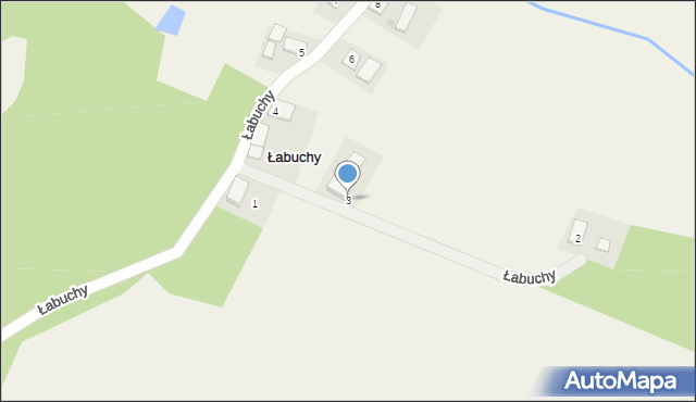 Łabuchy, Łabuchy, 3, mapa Łabuchy