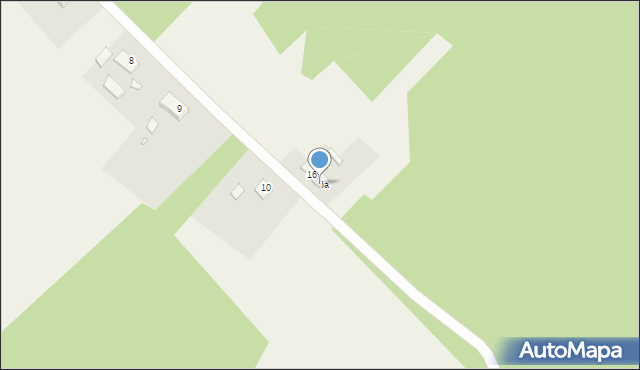 Łabuń Mały, Łabuń Mały, 16a, mapa Łabuń Mały