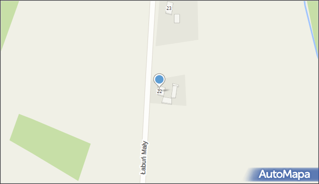 Łabuń Mały, Łabuń Mały, 22, mapa Łabuń Mały
