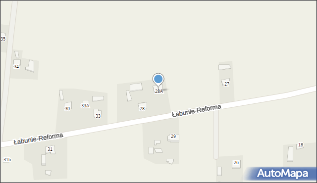 Łabunie-Reforma, Łabunie-Reforma, 28A, mapa Łabunie-Reforma