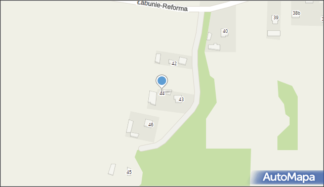 Łabunie-Reforma, Łabunie-Reforma, 44, mapa Łabunie-Reforma