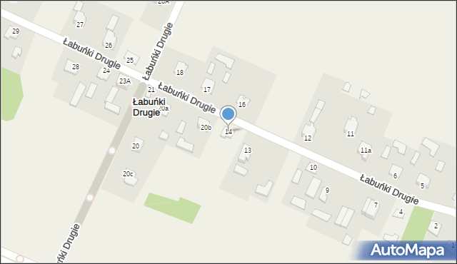 Łabuńki Drugie, Łabuńki Drugie, 15, mapa Łabuńki Drugie