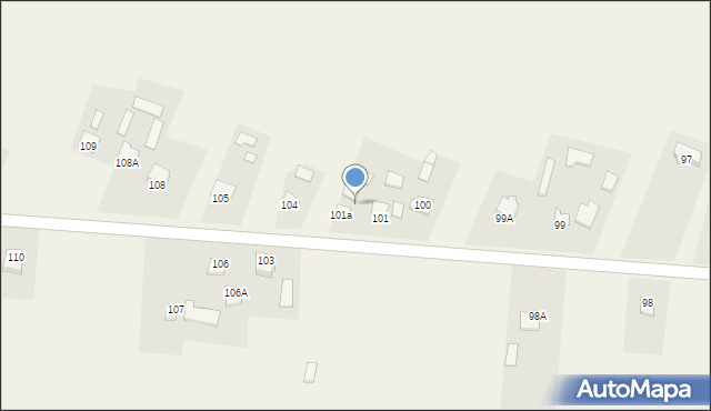 Łabuńki Pierwsze, Łabuńki Pierwsze, 102, mapa Łabuńki Pierwsze